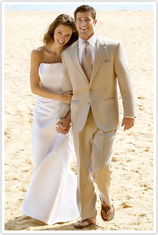 beach formal wedding attire