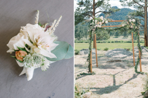 organic florals to make for a beautiful colorado mountain wedding