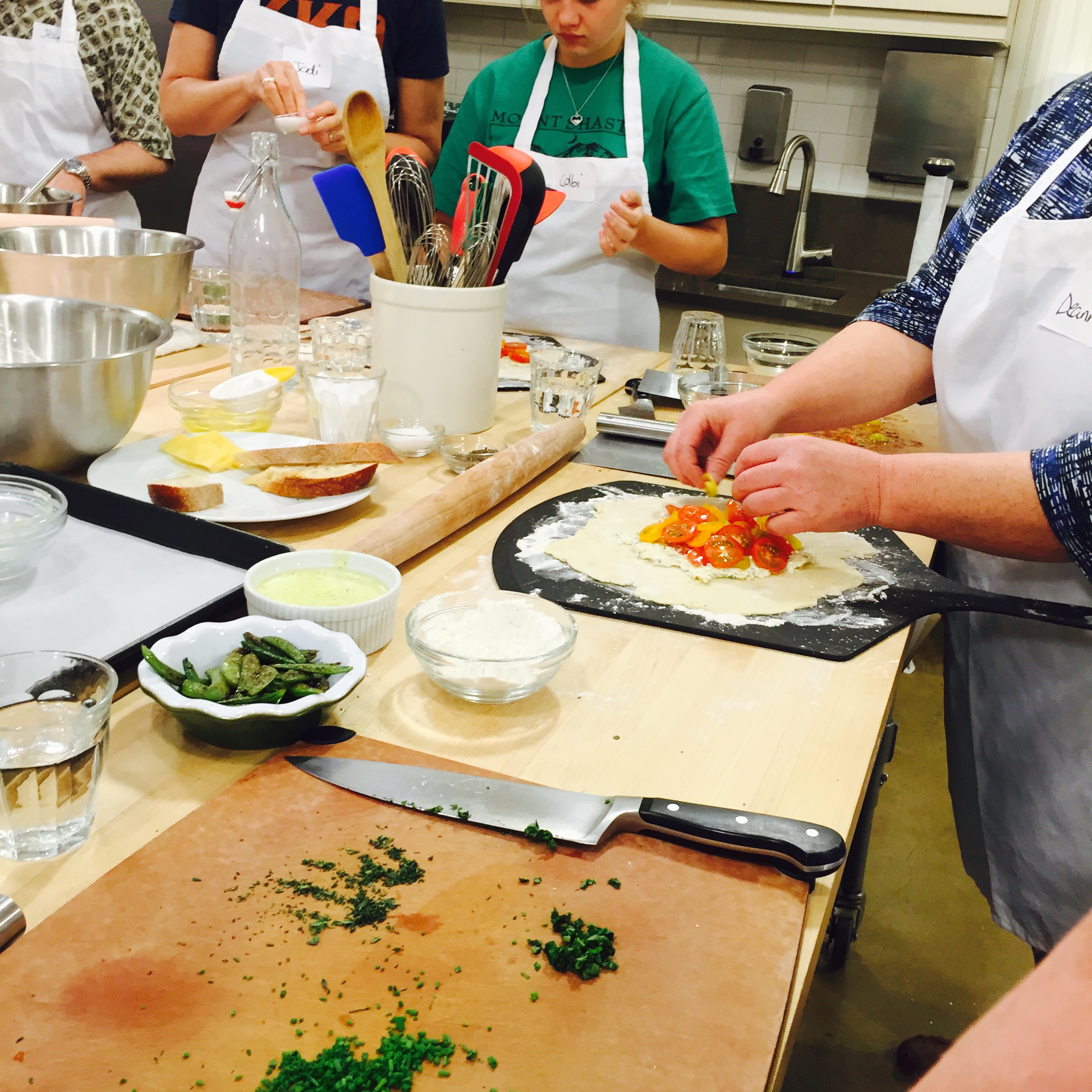 Calluna Events takes Sur La Table Cooking Class Calluna EventsCalluna