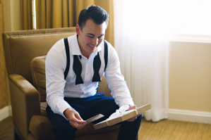 chic boulder colorado wedding groom calluna events