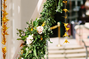 St julien wedding floral installation calluna events