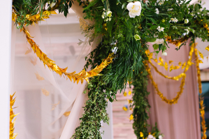 St julien wedding floral installation calluna events