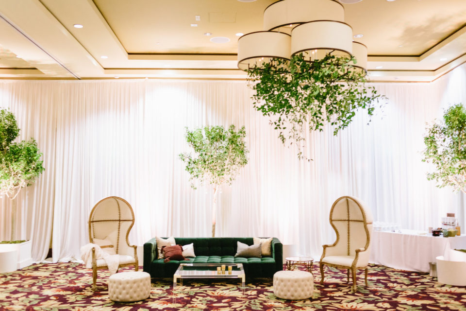 Wedding Greenery Indoor Lounge