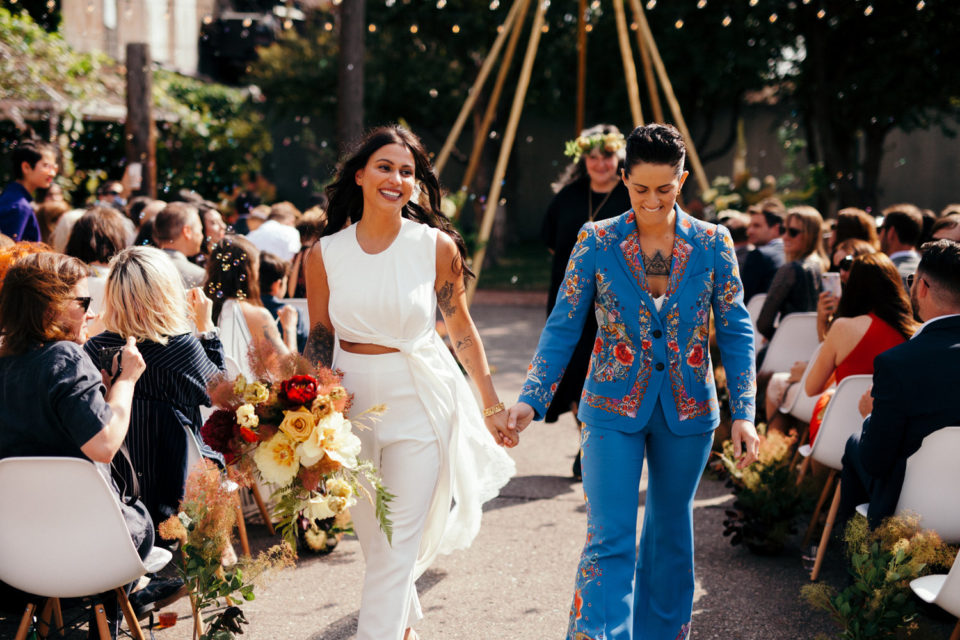 LGBT Outdoor Wedding Ceremony