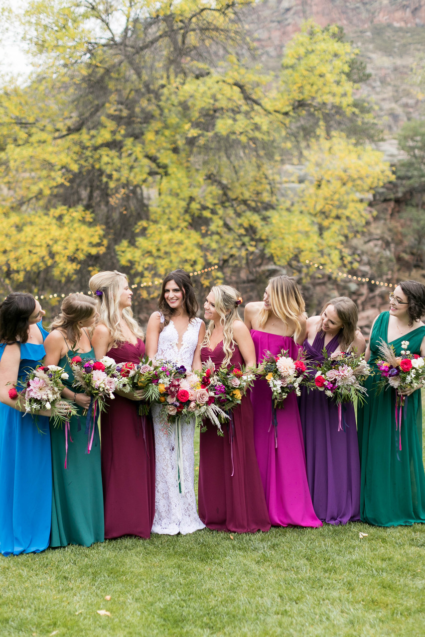Colorful Bridesmaid Dresses