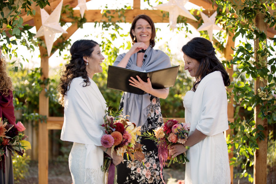 LGBT Outdoor Wedding Ceremony 