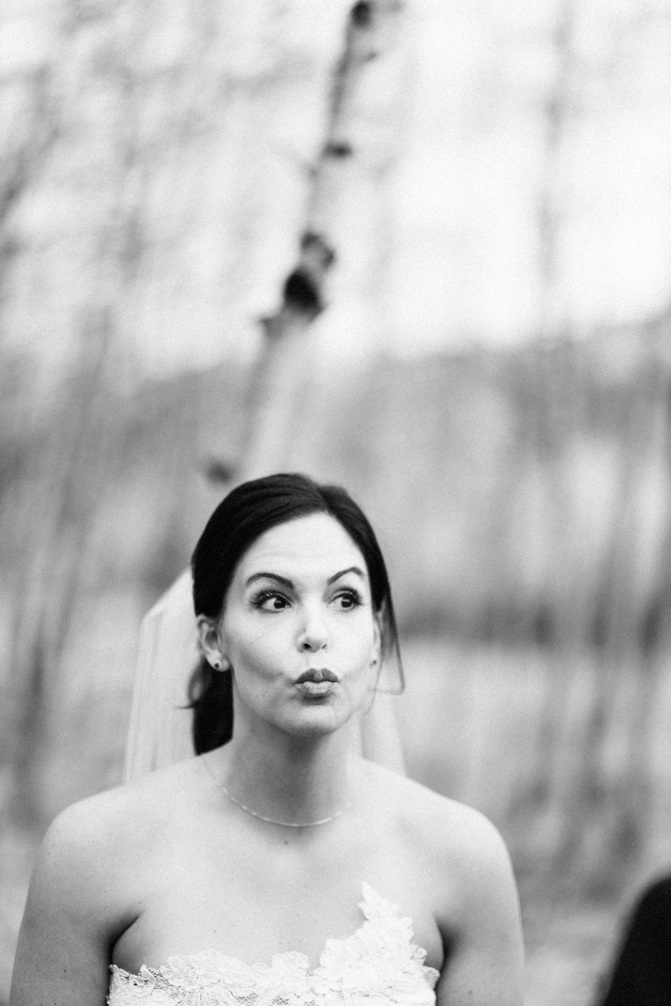 Bride Silly Face