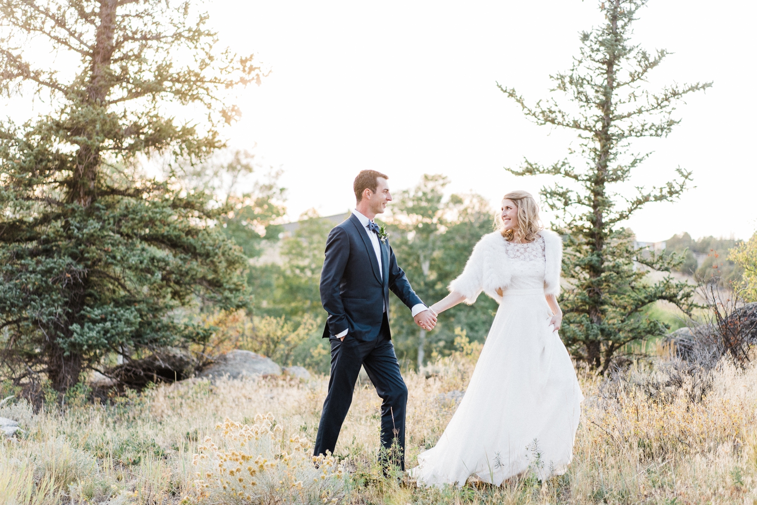 Outdoor Wedding Mountain Couple