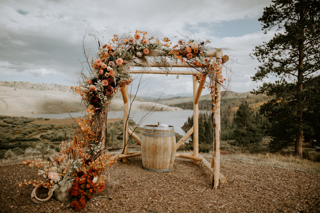 boho mountain wedding